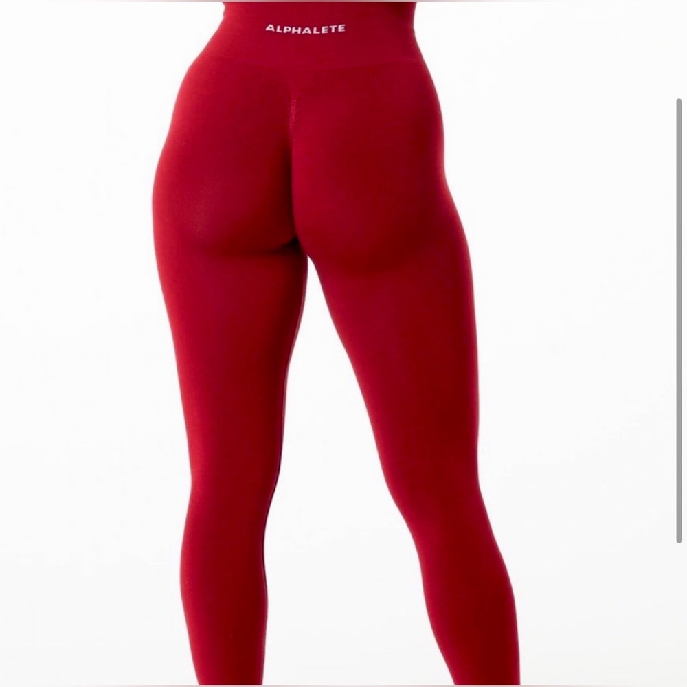 Alphalete Amplify Leggings Scarlet XS